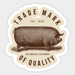 Trademark of Quality Sticker